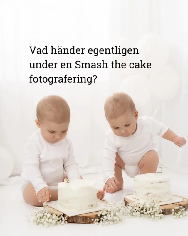 Vad händer under en smash the cake?

Vi börjar med enkla tidlösa porträtt där eventuella syskon och ni föräldrar kan vara med på sen ställer jag fram tårtan som er blivande 1 åring får utforska i sin takt.
En del hugger in direkt medans andra är mer försiktiga.

Enligt mig ett helt perfekt sätt att fira och uppmärksamma er blivande 1-åring 🥰

#1årsfotograferingluleå #ettårsfotografering #fotografiluleå