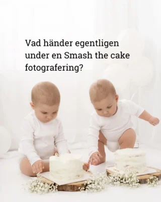 Vad händer under en smash the cake?

Vi börjar med enkla tidlösa porträtt där eventuella syskon och ni föräldrar kan vara med på sen ställer jag fram tårtan som er blivande 1 åring får utforska i sin takt.
En del hugger in direkt medans andra är mer försiktiga.

Enligt mig ett helt perfekt sätt att fira och uppmärksamma er blivande 1-åring 🥰

#1årsfotograferingluleå #ettårsfotografering #fotografiluleå
